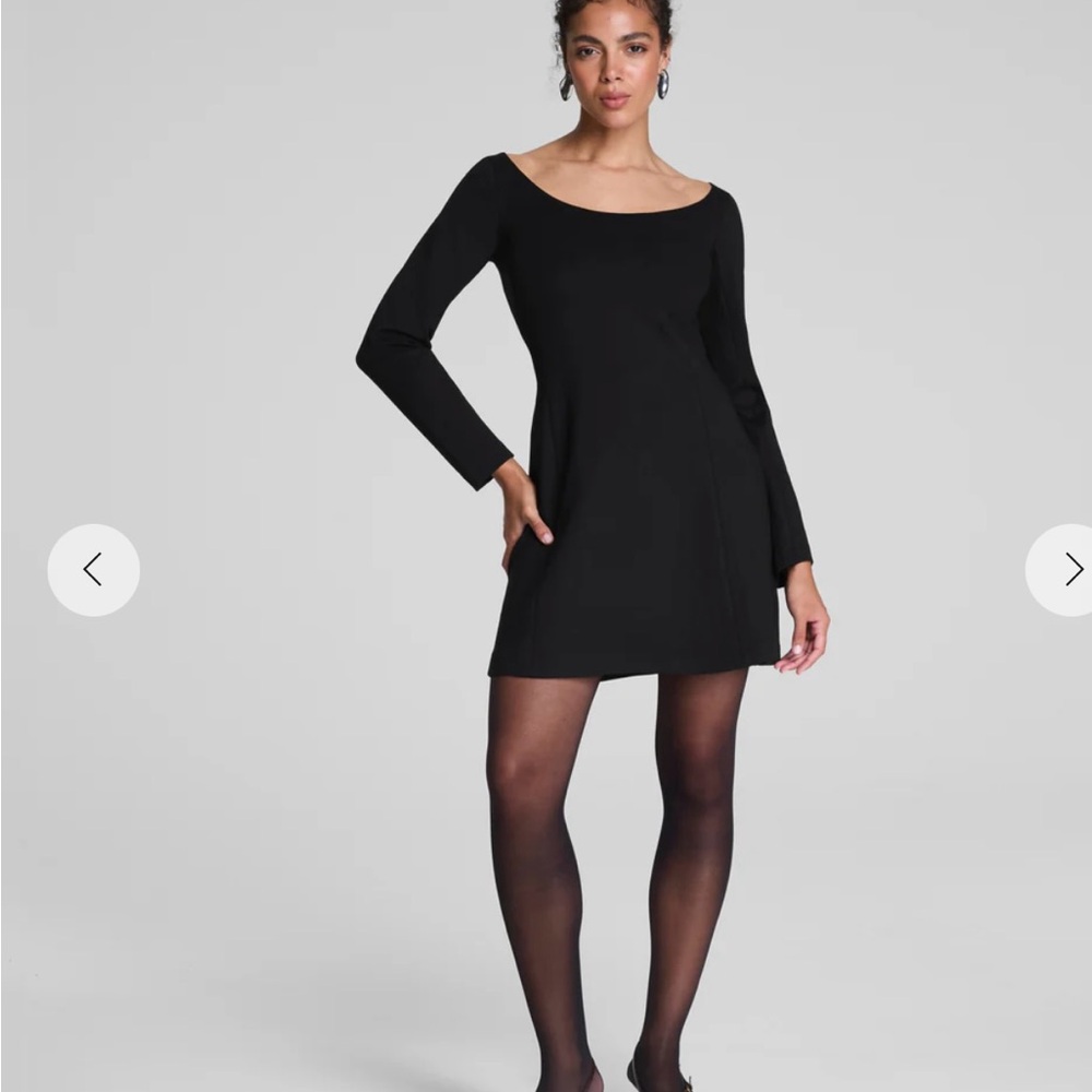 Spanx Black Long Sleeve Dress